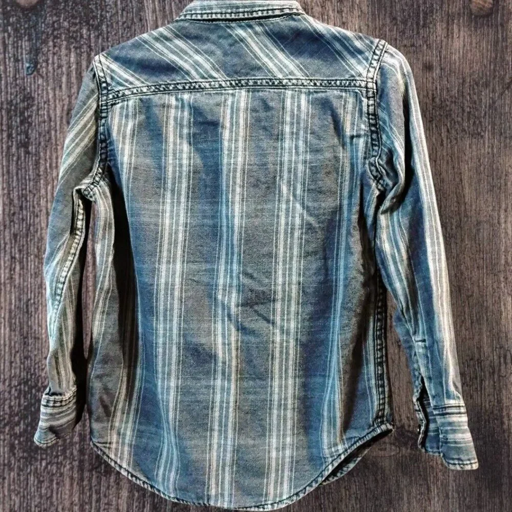 GAP Kids Boys Denim Shirt Size Small